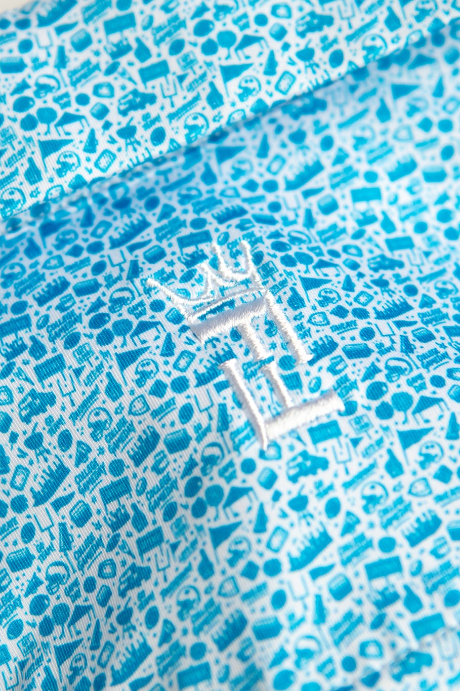 The Tradition polo by Fore Horsemen, embroidered logo
