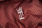 Maroon Script polo by Fore Horsemen, embroidered logo