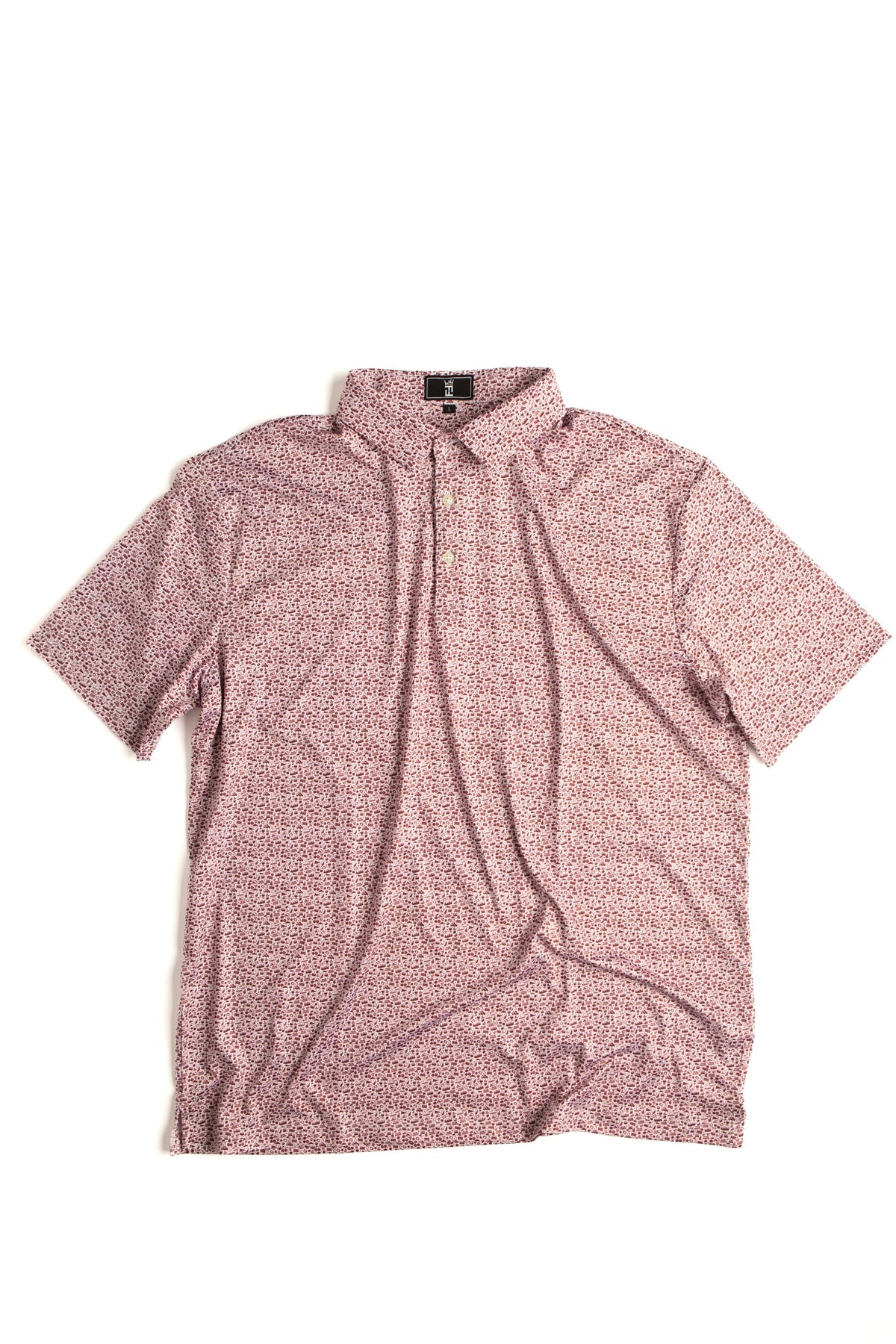 The Tailgater polo by Fore Horsemen, flat lay