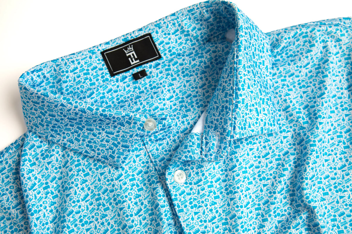 The Tradition polo by Fore Horsemen, collar